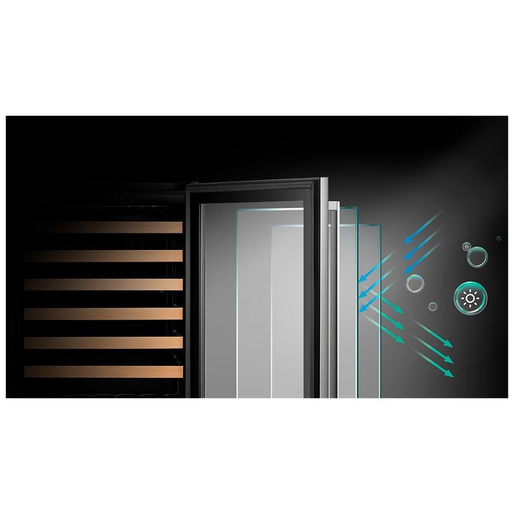 Adega de Vinhos Hisense para 54 Garrafas com até 20°C - HWL-54W1ANQRI - 3
