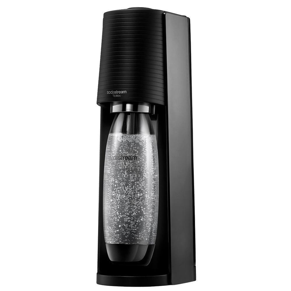 Máquina para Gaseificar de Água com Gás GAIA Preta - SodaStream - 4088930215 - 2