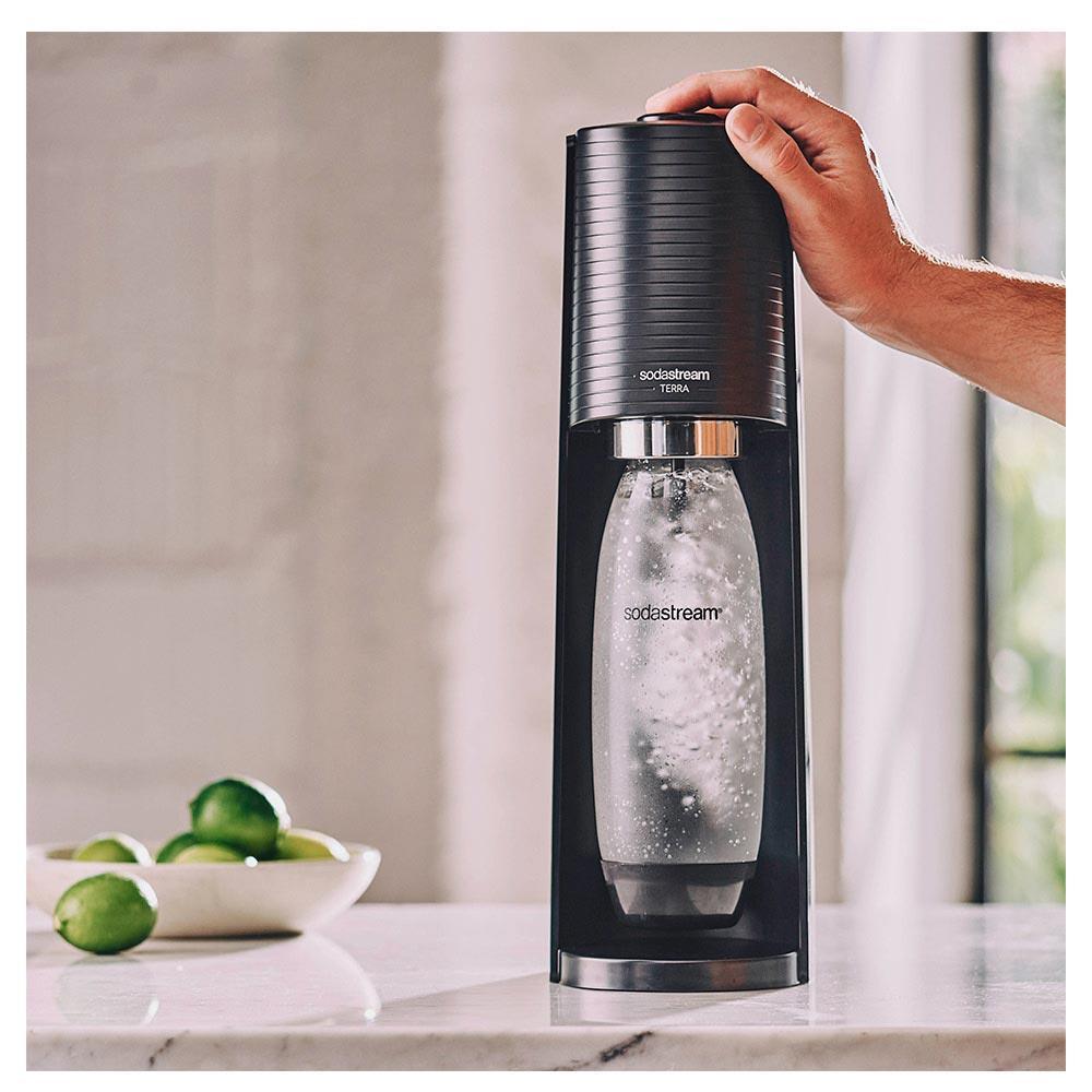 Máquina para Gaseificar de Água com Gás GAIA Preta - SodaStream - 4088930215 - 3