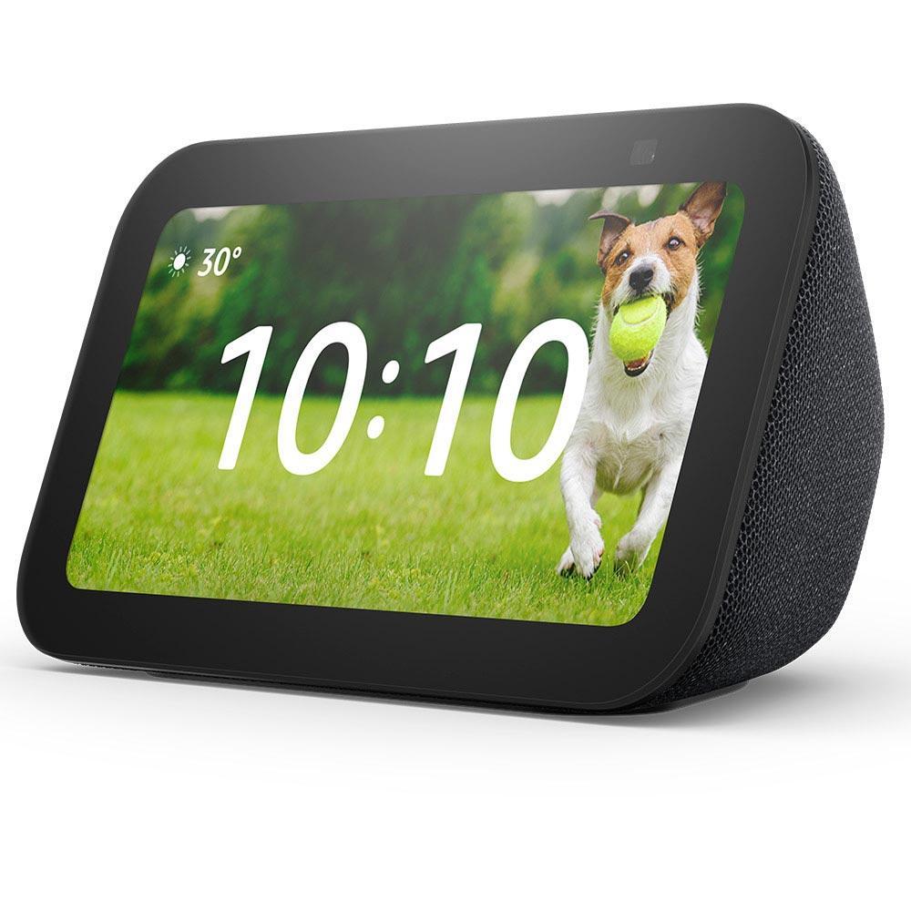 Smart Speaker Echo Show 5 3ª Geração Amazon com Display de 5,5" e Alexa Preta - B09B2TS - 1