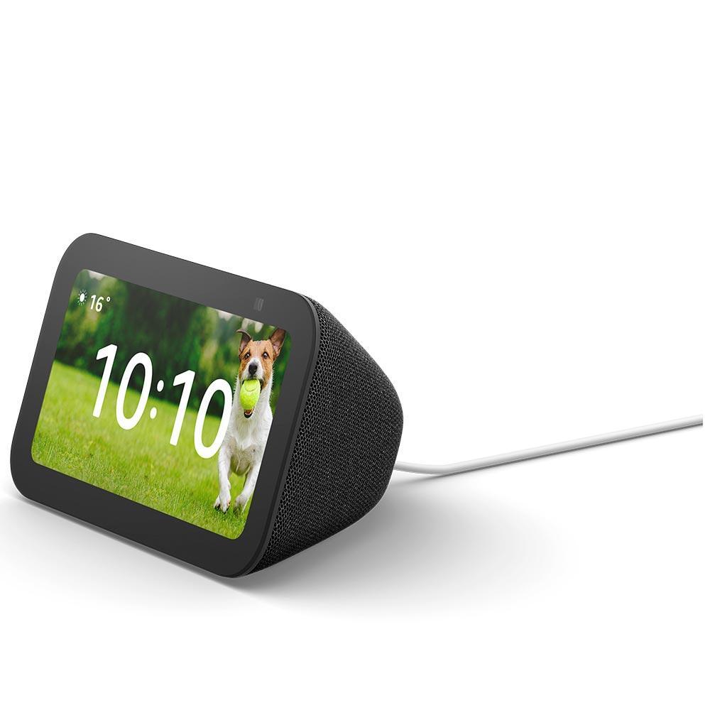 Smart Speaker Echo Show 5 3ª Geração Amazon com Display de 5,5" e Alexa Preta - B09B2TS - 4