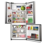 Refrigerador Multidoor Efficient Electrolux de 03 Portas Frost Free com 540 Litros AutoSense e Inverter Inox Look -