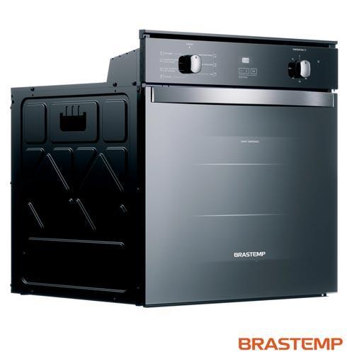Forno de Embutir Elétrico Brastemp 84 Litros Inox Espelhado com Convecção e Timer Touch - 2
