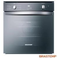Forno de Embutir Elétrico Brastemp 84 Litros Inox Espelhado com Convecção e Timer Touch - 1