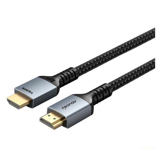 Cabo HDMI 2.1 com 2 metros Cinza - Geonav - HDMI2120 - 2