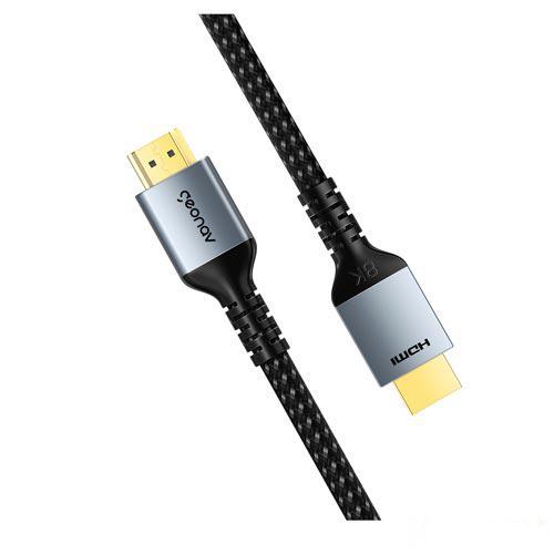 Cabo HDMI 2.1 com 2 metros Cinza - Geonav - HDMI2120 - 4