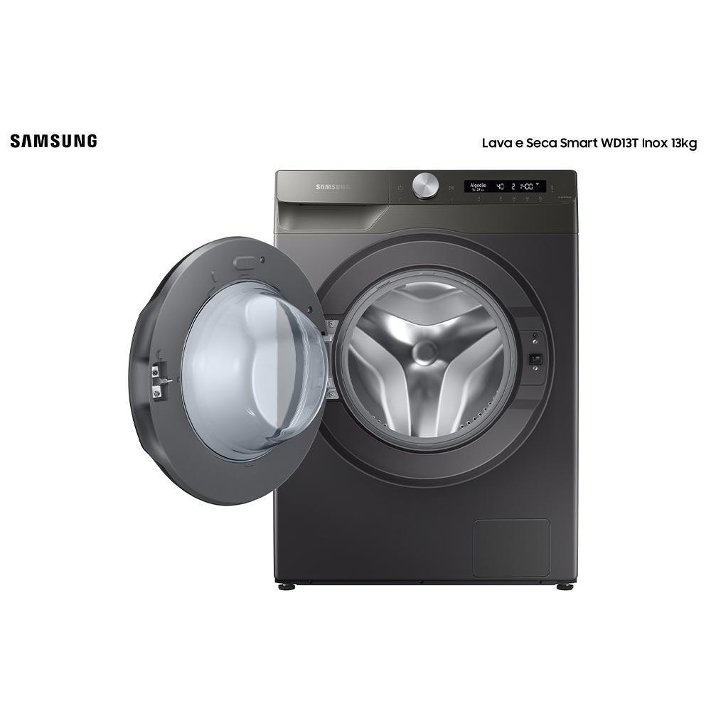Lava e Seca 13 Kg Samsung Eco Bubble Inox com 25 Programas de Lavagem - WD13T504DBN - 4