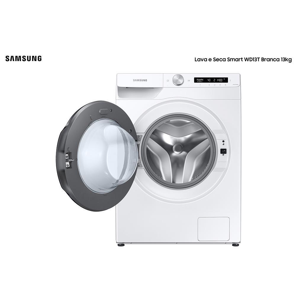 Lava e Seca 13 Kg Samsung Eco Bubble Branca com 25 Programas de Lavagem - WD13T504DBW - 3