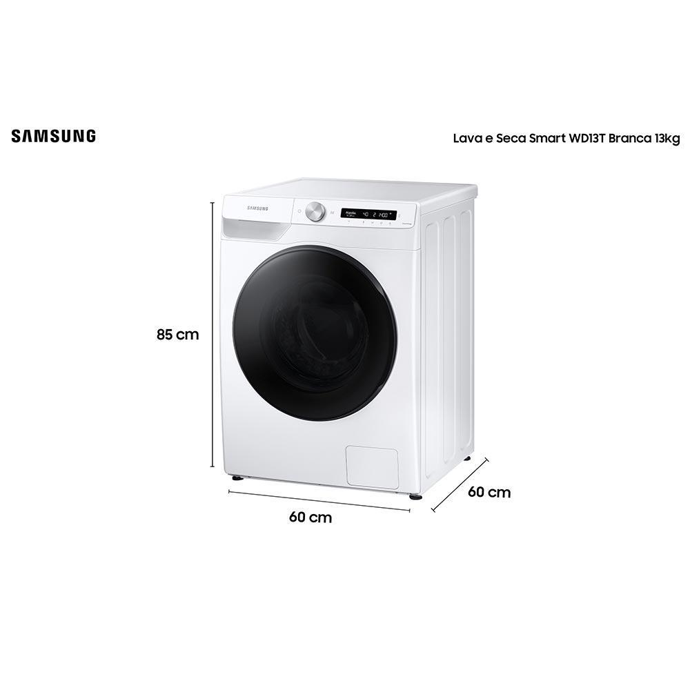Lava e Seca 13 Kg Samsung Eco Bubble Branca com 25 Programas de Lavagem - WD13T504DBW - 5