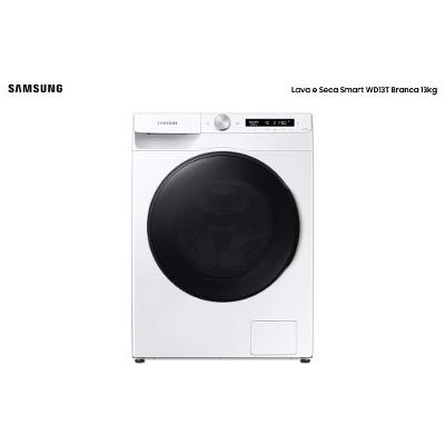 Lava e Seca 13 Kg Samsung Eco Bubble Branca com 25 Programas de Lavagem - WD13T504DBW