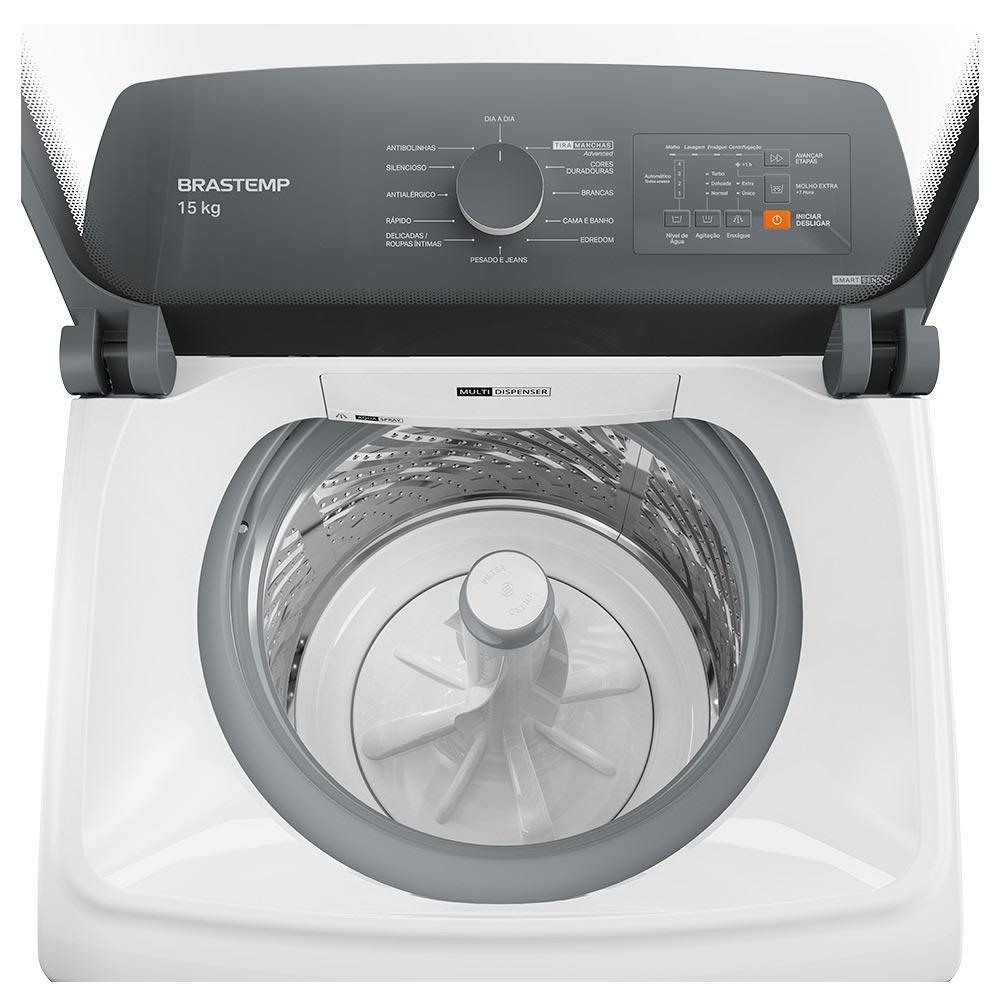 Lavadora de Roupas Brastemp 15 Kg Branca com Ciclo Tira Manchas Advanced e Smart Sensor - BWF15AB - 8