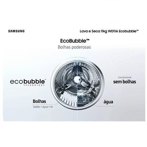 Lava & Seca 11 Kg Samsung Branca com 12 Programas de Lavagem - WD11A4453BW - 4