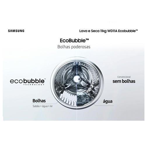 Lava & Seca 11 Kg Samsung Inox com 12 Programas de Lavagem - WD11A4453BX - 4