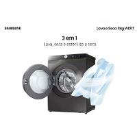 Lava & Seca 11 Kg Samsung SmartThings Inox Look com 12 Programas de Lavagem - WD11T504DBX