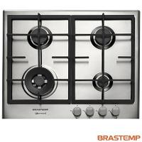 Cooktop 4 Bocas Brastemp Gourmand Inox com Duplachama e Trempe com Ferro Fundido - BDK60DR - 3