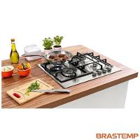 Cooktop 4 Bocas Brastemp Gourmand Inox com Duplachama e Trempe com Ferro Fundido - BDK60DR - 5