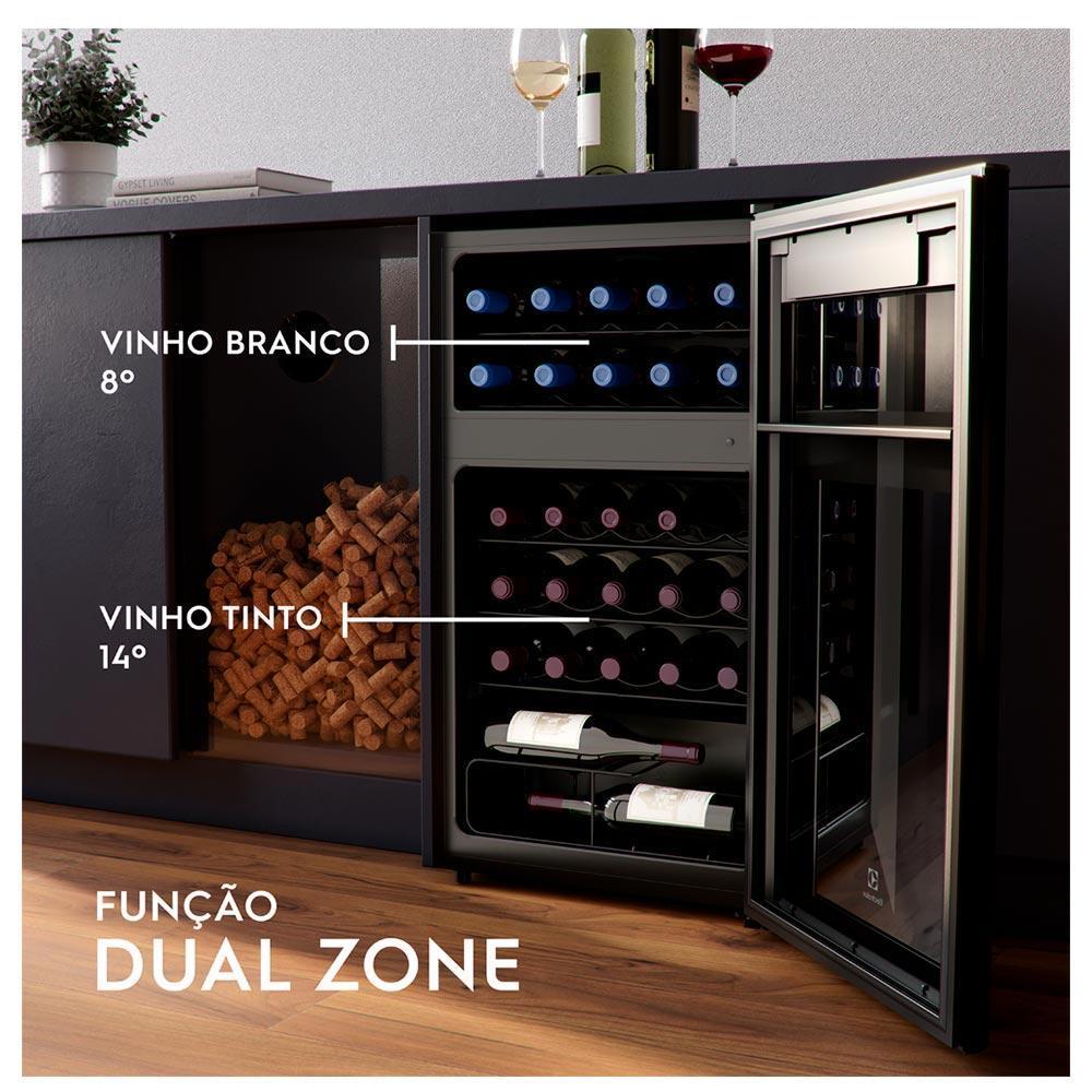 Adega de Vinhos Electrolux para 29 Garrafas com Dual Zone e Até 18° C - WDF29 - 7
