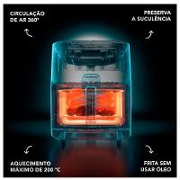 Air Fryer Electrolux por Rita Lobo 7L Experience Cinza - EAF180 - 6