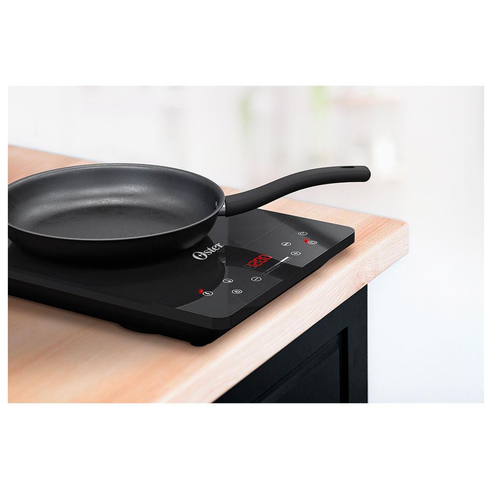 Cooktop Portátil por Indução Oster em Vitrocerâmico com 01 Boca, Painel Touch Preto - OTOP100 - 4