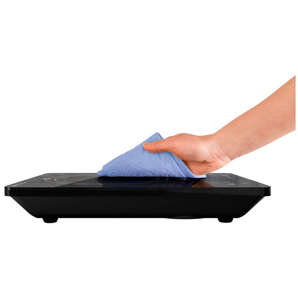 Cooktop Portátil por Indução Oster em Vitrocerâmico com 01 Boca, Painel Touch Preto - OTOP100 - 7