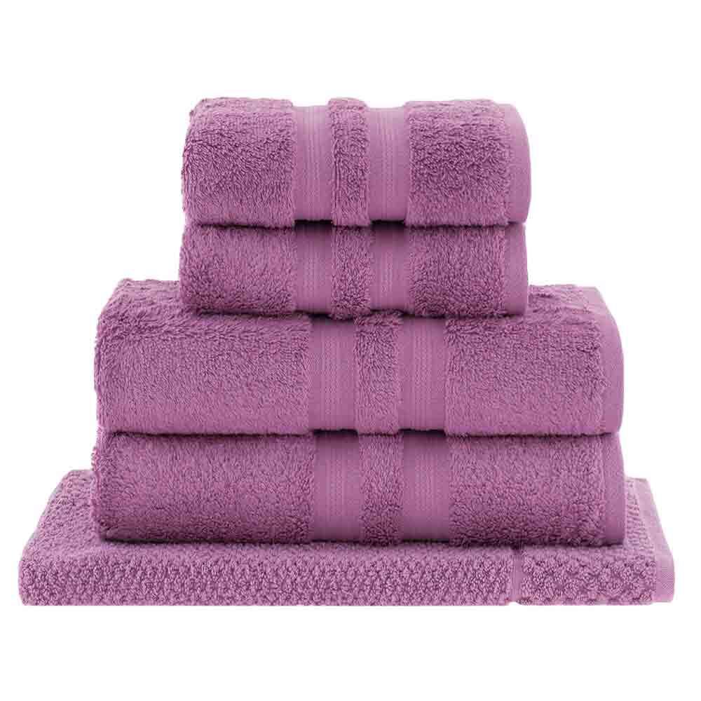 Jogo de Toalhas de Banho Gigante com 05 Peças Algodão Egípcio Rosa - 696273221 - 1