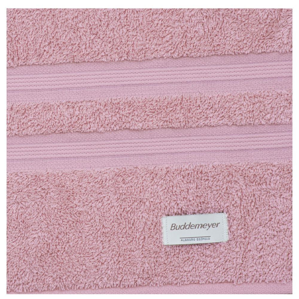 Jogo de Toalhas de Banho com 05 Peças Algodão Egípcio Rosa - Buddemeyer - 5
