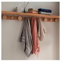 Jogo de Toalhas de Banho com 05 Peças Algodão Egípcio Rosa - Buddemeyer - 6