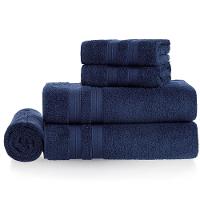 Jogo de Banho Gigante Unika com 05 Peças 100% Algodão Naval - Karsten - 1