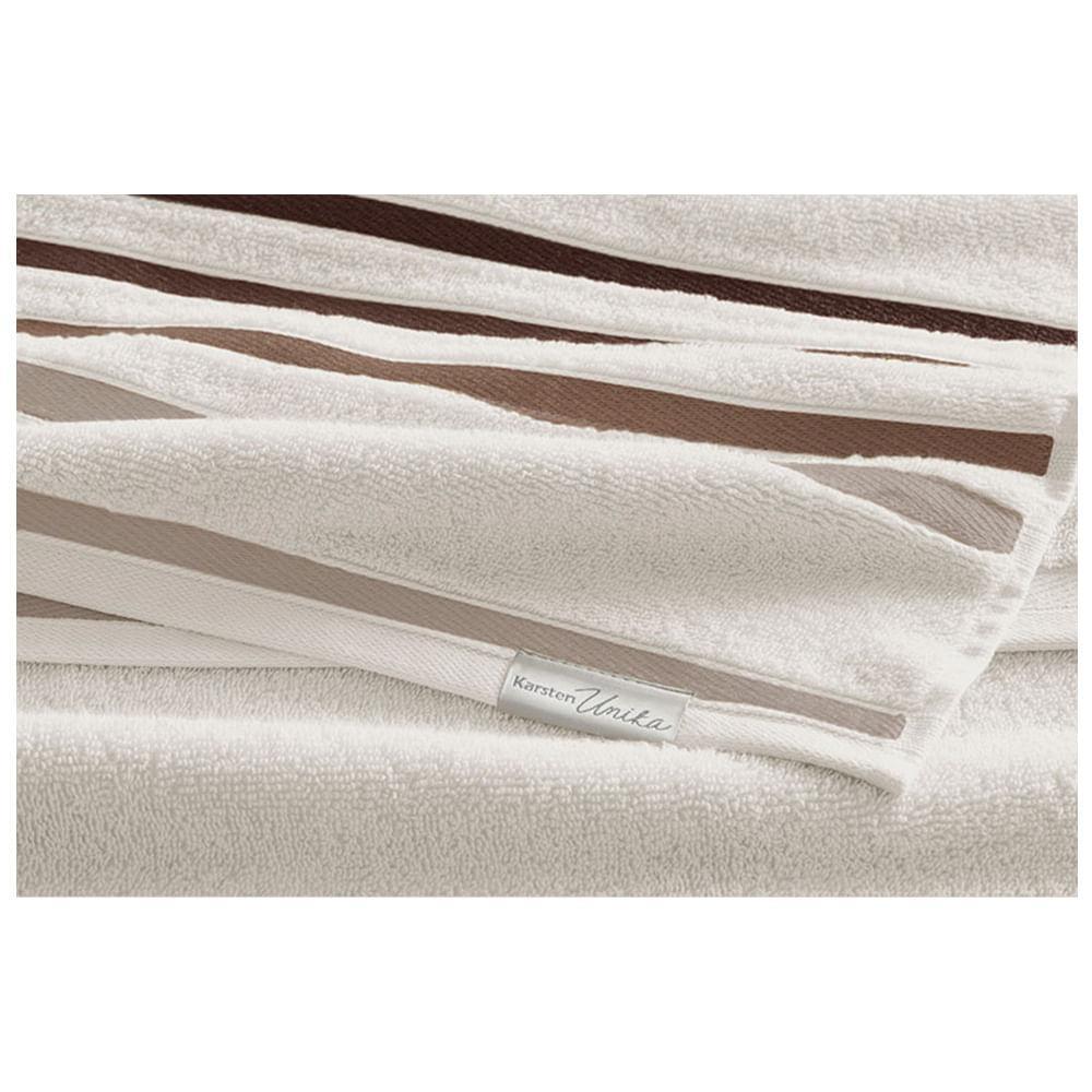 Jogo de Banho Gigante Lumina com 05 Peças 98% Algodão 2% Poliéster Ivory e Greice - Karsten - 4