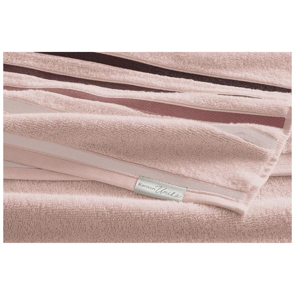 Jogo de Banho Gigante Lumina com 05 Peças 98% Algodão 2% Poliéster Rosé e Rosa - Karsten - 2