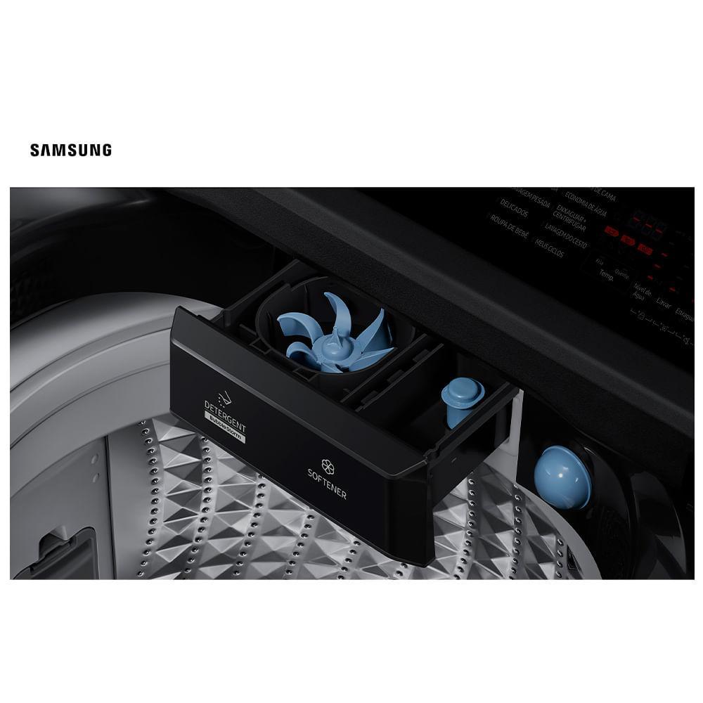 Lavadora de Roupas Smart Samsung 17 Kg Digital Inverter Black Caviar com 10 Programas de Lavagem - WA17CG - 4