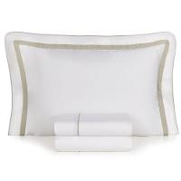 Jogo de Cama Queen com 04 Peças Lara Branco com Areia - Karsten - 2