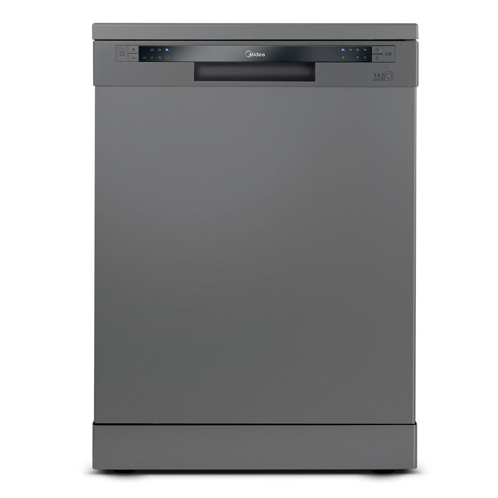 Lava-Louças Midea Cinza com 14 Serviços, 06 Programas de Lavagem e Função Adiar Início - DWA14S - 1