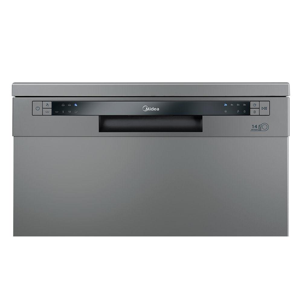 Lava-Louças Midea Cinza com 14 Serviços, 06 Programas de Lavagem e Função Adiar Início - DWA14S - 4
