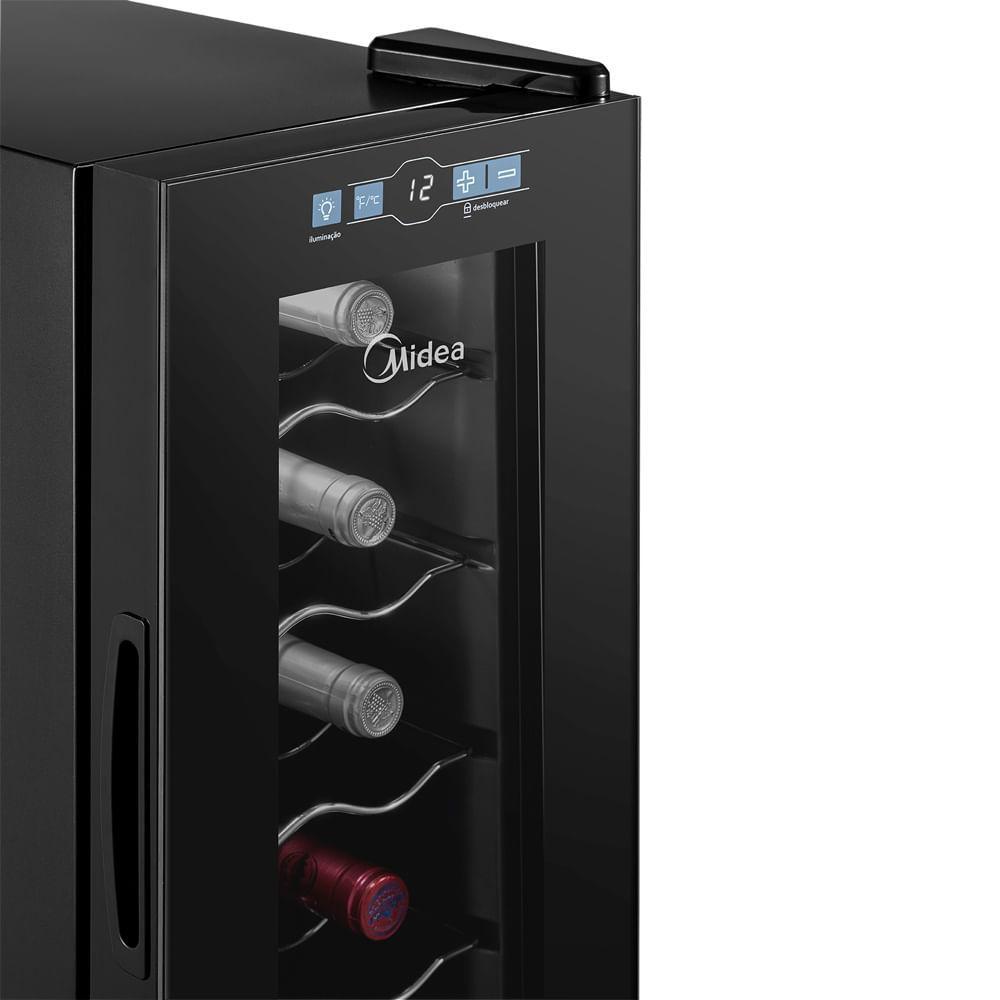 Adega de Vinhos Midea para 12 Garrafas com até 18°C - MDRW066 - 5