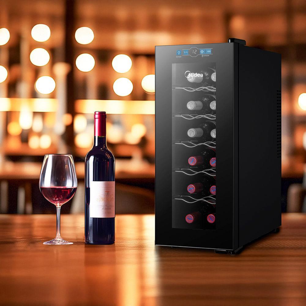 Adega de Vinhos Midea para 12 Garrafas com até 18°C - MDRW066 - 9