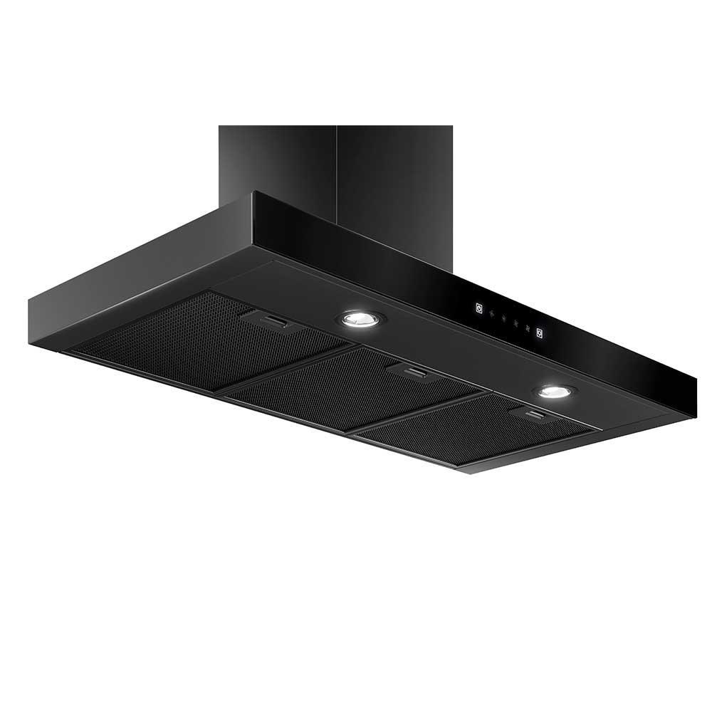 Coifa de Parede Brastemp 90cm com 03 Velocidades, Painel Touch on Glass Eclipse Collection Black Inox - BAE90AP - 3