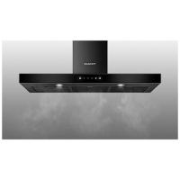 Coifa de Parede Brastemp 90cm com 03 Velocidades, Painel Touch on Glass Eclipse Collection Black Inox - BAE90AP - 2