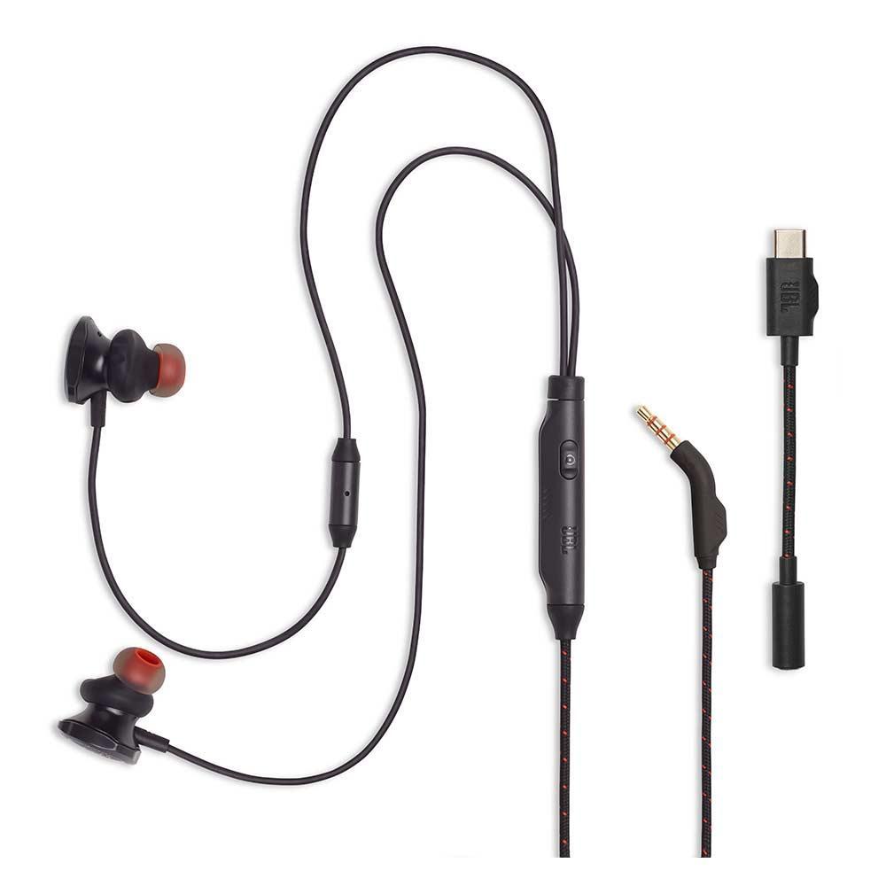 Fone de Ouvido JBL Quantum 50C In Ear Preto - LQTUM50CBLK - 1