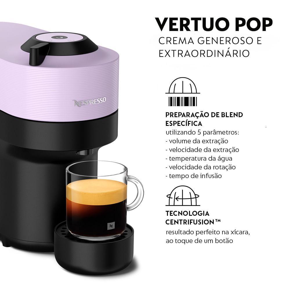 Cafeteira Nespresso Vertuo Pop Lilás para Café Espresso - GDV2BR - 7