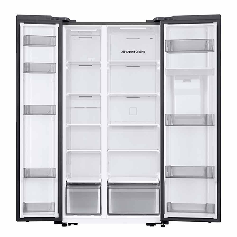Refrigerador Side By Side Sansumg com 02 Portas Frost Free SmartThings com 560 Litros Inox Look - RS57DG4 - 5