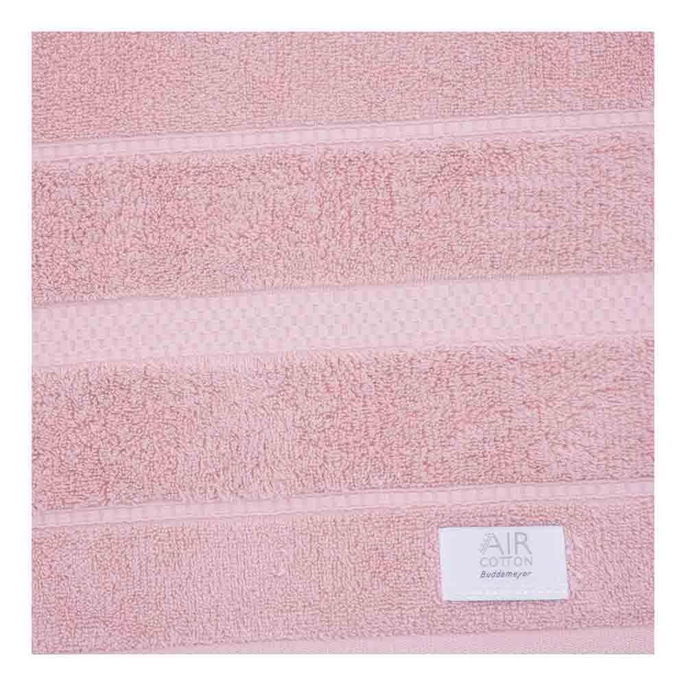 Jogo de Toalhas de Banho com 05 Peças Vision Dual Air Branca e Rosa -  Buddemeyer - 4
