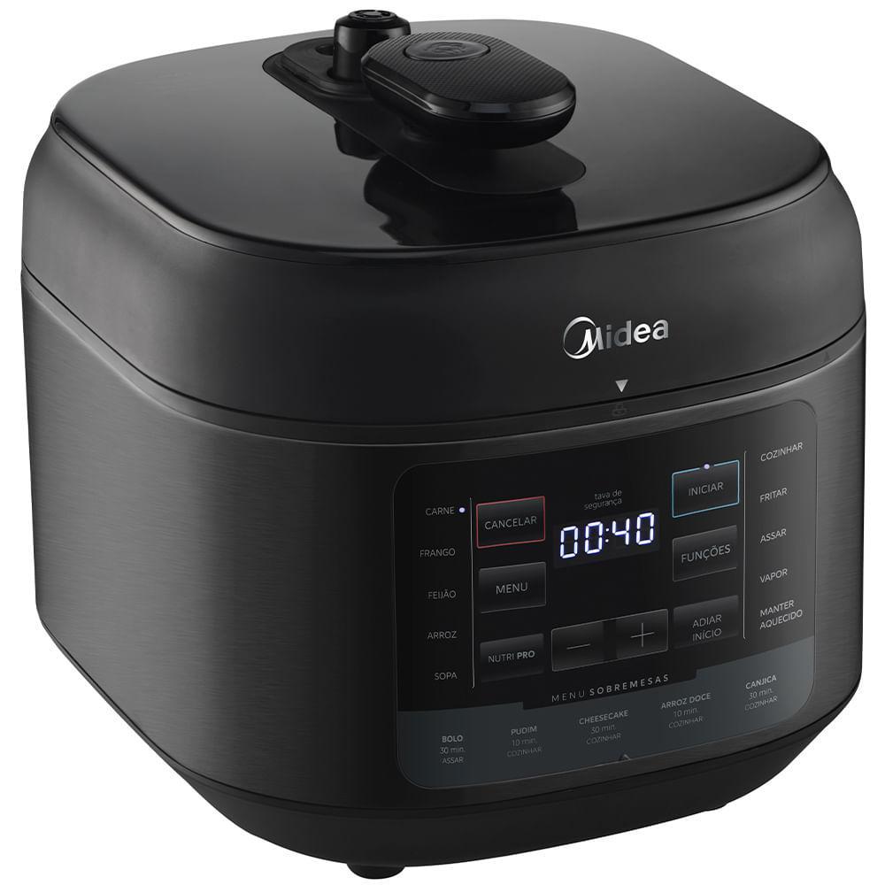 Panela de Pressão Elétrica 5L Midea NutriPro Preta - PPD5 - 2