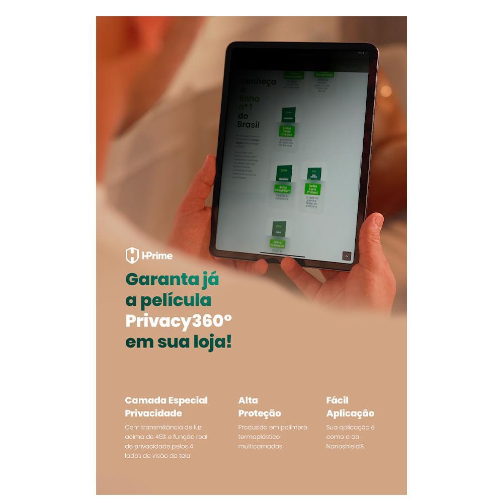 Película para iPad Pro 11 Privacy360° de Vidro e Plástico - HPrime - HPIPAD11 - 2