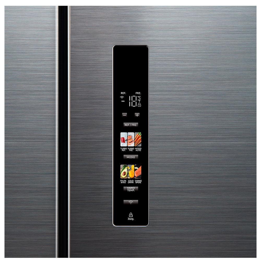 Refrigerador Inverse Midea de 04 Portas Frost Free com 474 Litros Inox Bivolt  - MDRF691FGD463 - 6