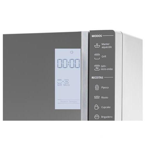 Micro-ondas Brastemp 32 Litros cor Inox Espelhado com Grill e Painel Integrado - BMG45AR - 6