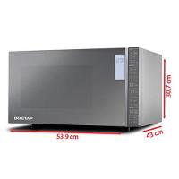 Micro-ondas Brastemp 32 Litros cor Inox Espelhado com Grill e Painel Integrado - BMG45AR - 2