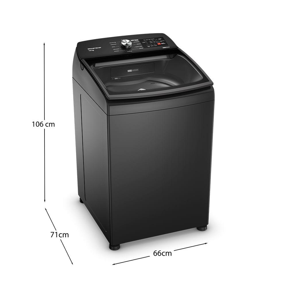 Máquina de Lavar Brastemp 16Kg BWY16A9 Cinza Flex Wash e Ciclo Tira Manchas Advanced - 2