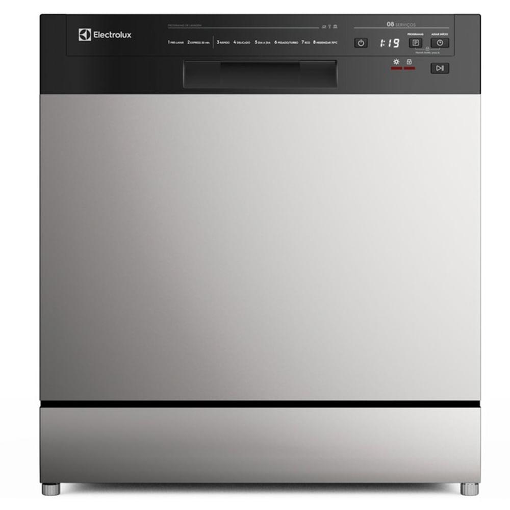 Lava-Louça Electrolux Inox com 8 Serviços, 8 Programas de Lavagem - LS08E - 1