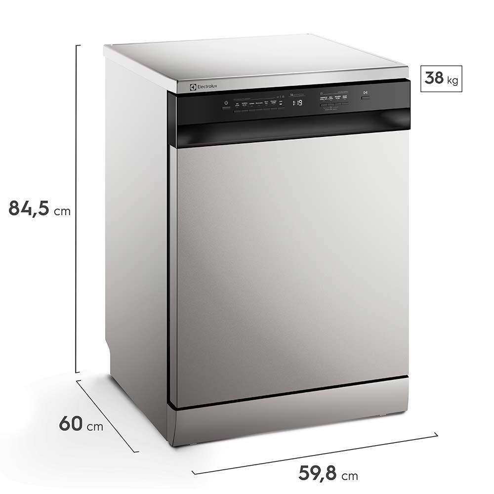 Lava-Louça Electrolux 14 Serviços Inox com Programa Lava e Seca 50' LS14E - 2